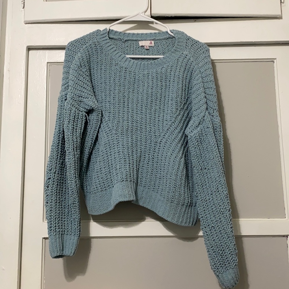 Teal sweater
